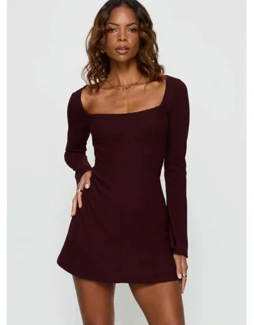 Encounters Long Sleeve Mini Dress