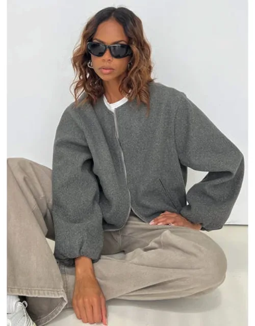 Cropped Bomber Jacket
