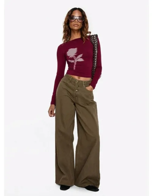 Naylor Mid Rise Wide Leg Jeans