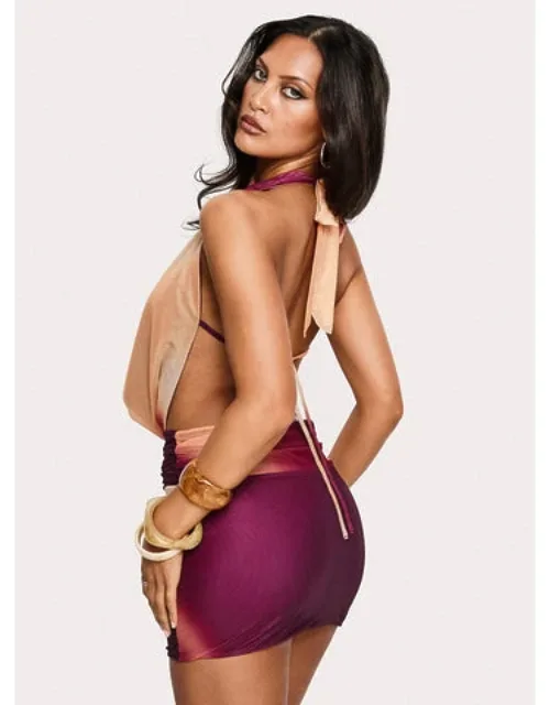 Tigress Halter Mini Dress