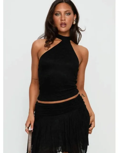 Scarf Detail One Shoulder Top