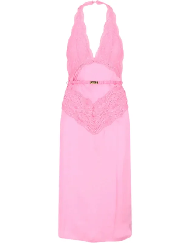Silk Satin Midi Dress