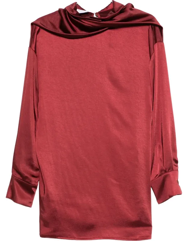 Cowl-neck Blouse
