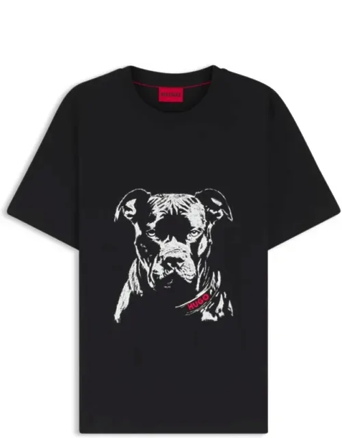 Dog-artwork T-shirt