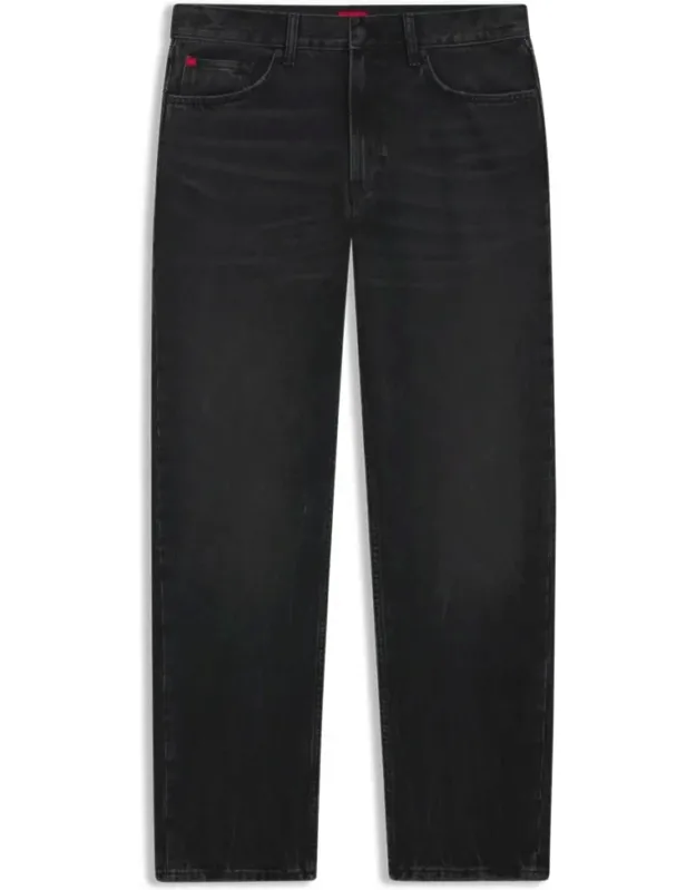 Regular-fit Jeans In Vintage-wash Denim