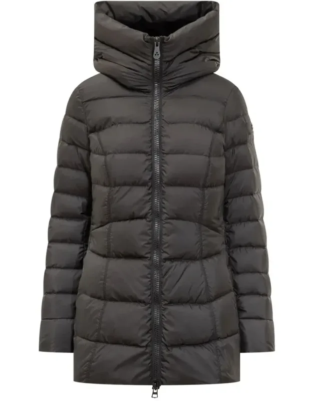 Long Hooded Down Jacket