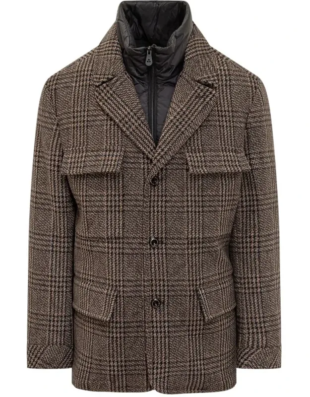 Prince Of Wales Coat With Pockets