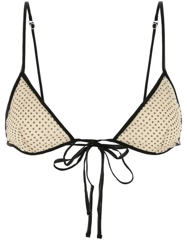 Printed Chiffon Bra