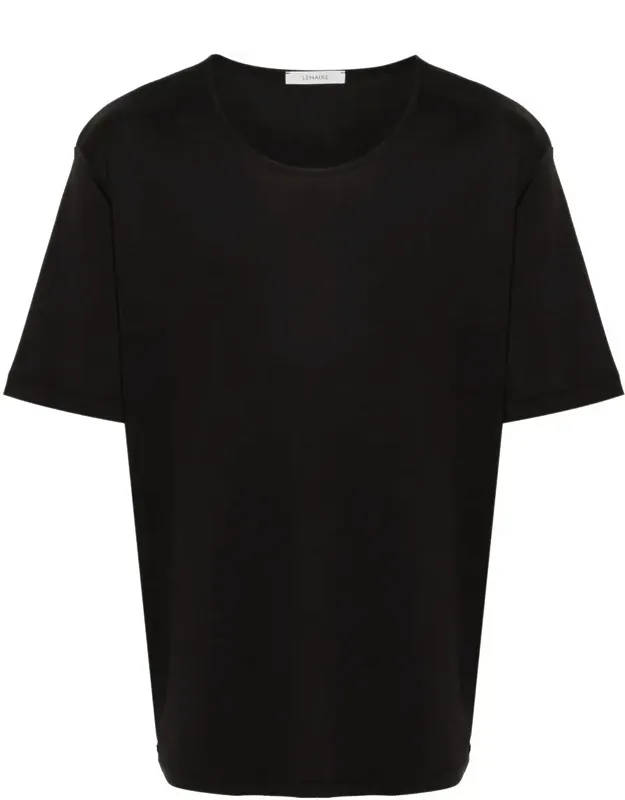 Rib U Neck T-shirt