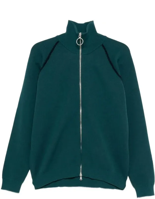 Full Zip Raglan Sweater