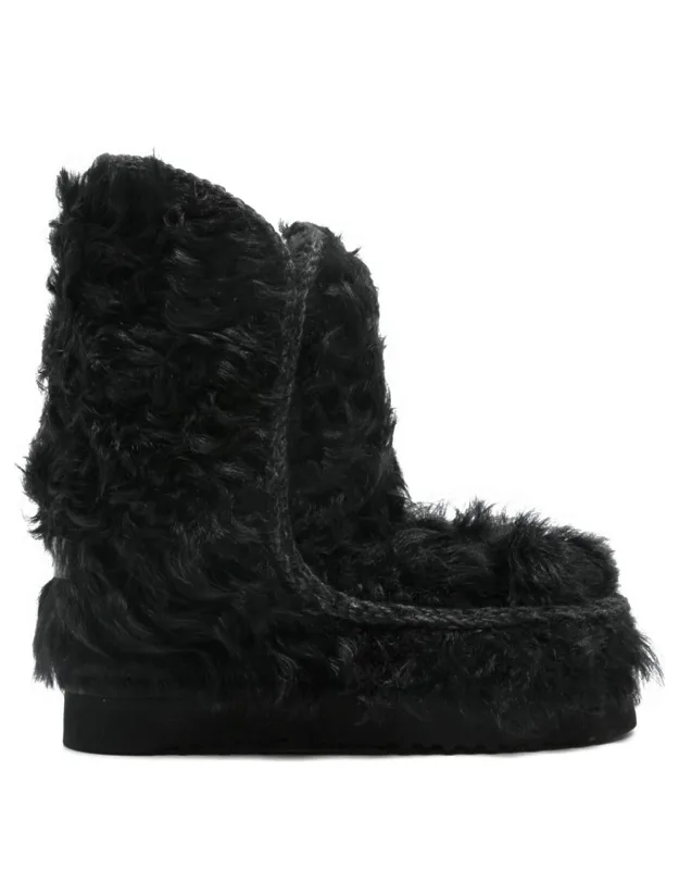 Mou Boots With Natural Goat Fur And Sheepskin Lining