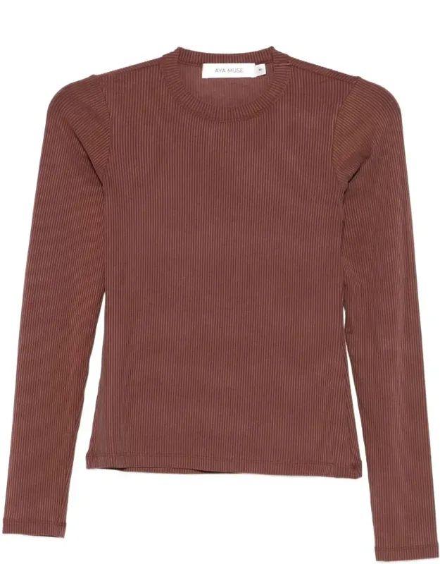 Long Sleeve Ribbed Top