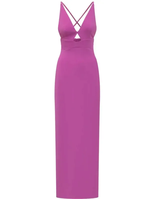 Long Dress With Cross Straps