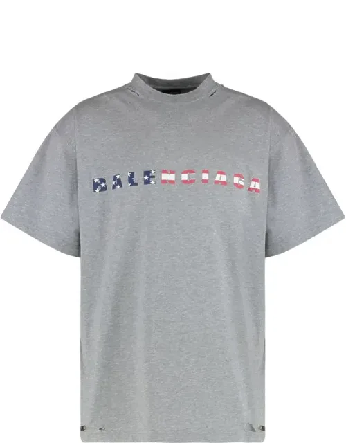 T-shirt Crew Neck In Cotton