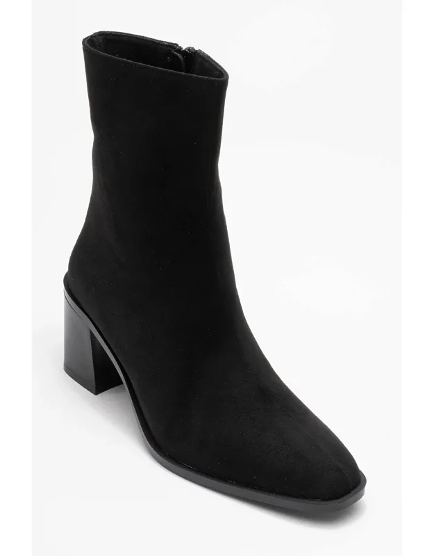 Block Heel Ankle Boot