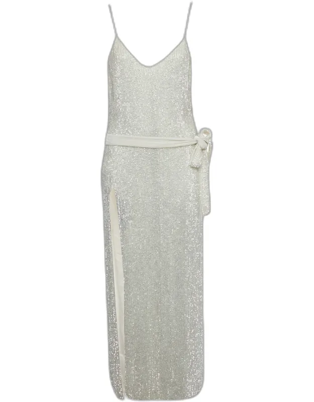 Sequin Embellished Maxi Dress