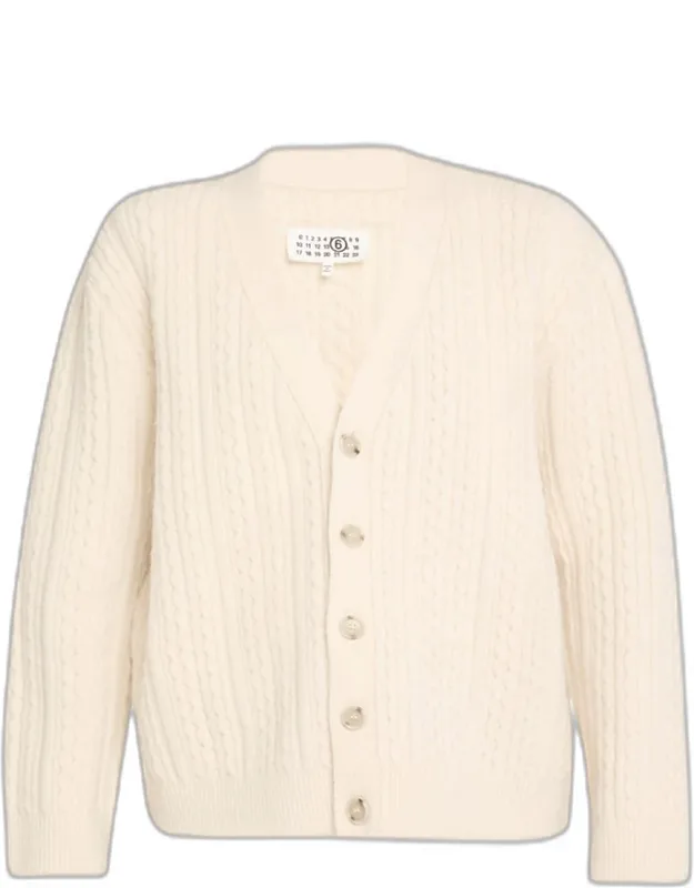 Cable-knit Cardigan