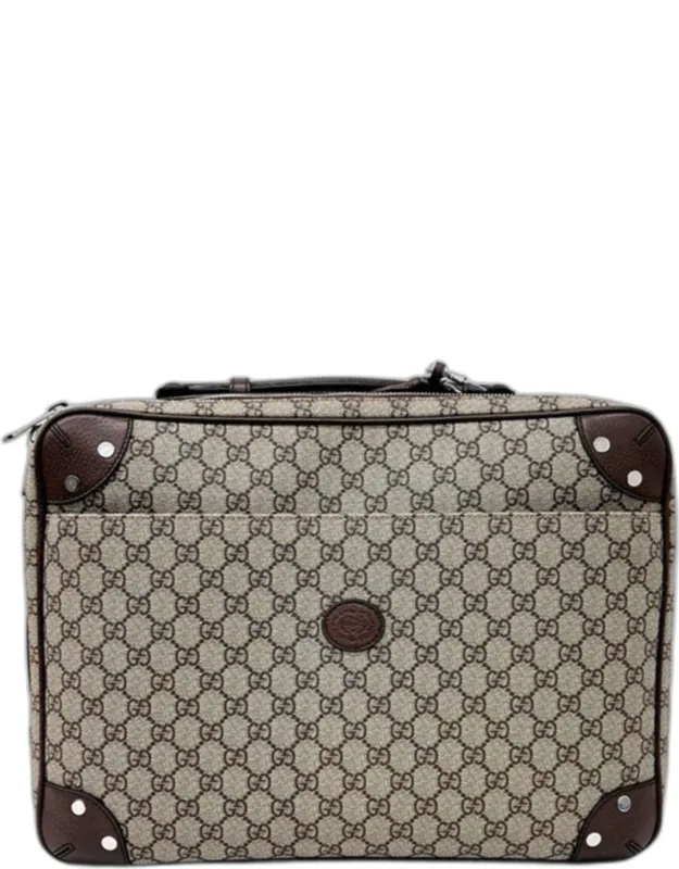 Pvc Gg Supreme Backpack And Briefcase