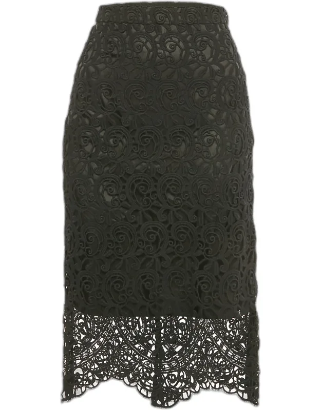 Lace Pencil Skirt