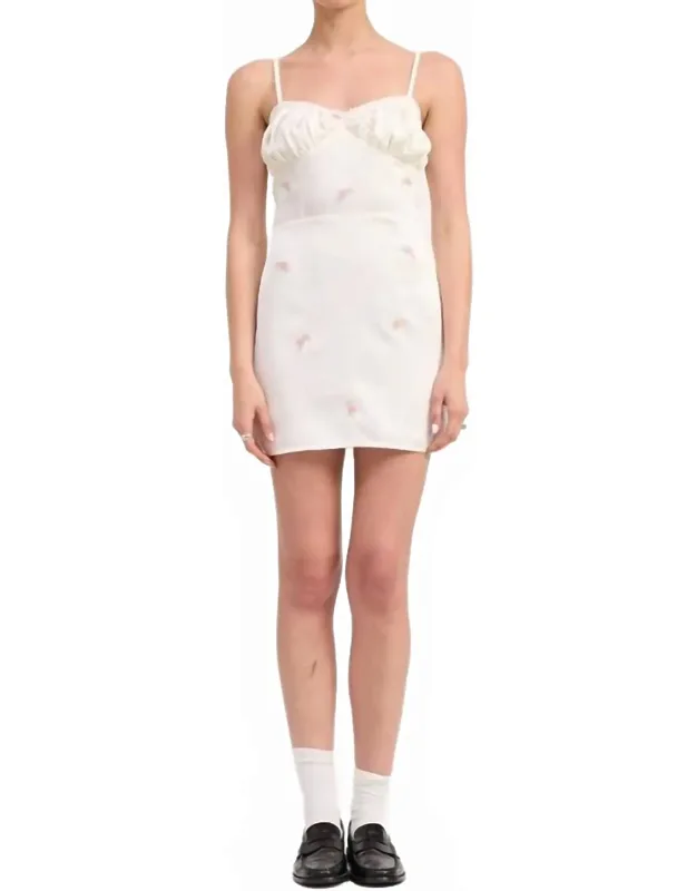 Floral Lace Mini Dress