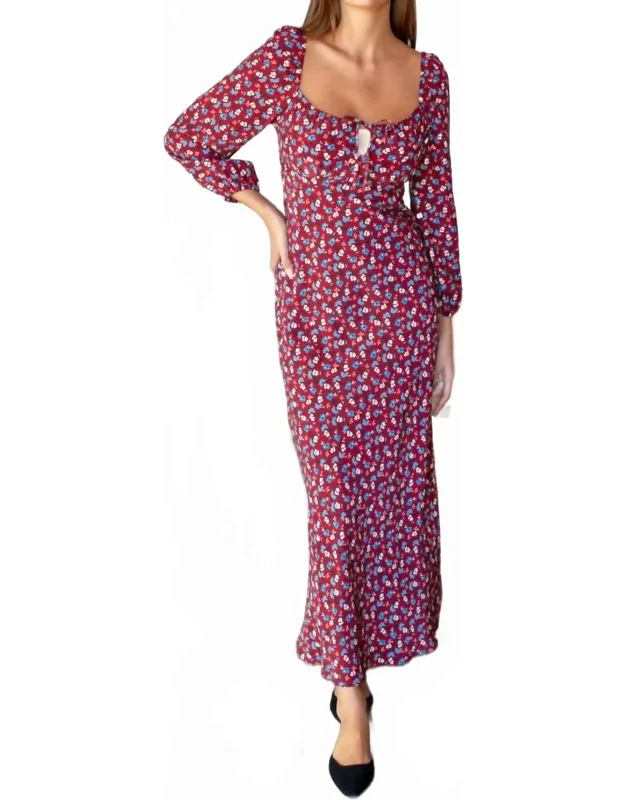 Franny Bias Maxi Dress