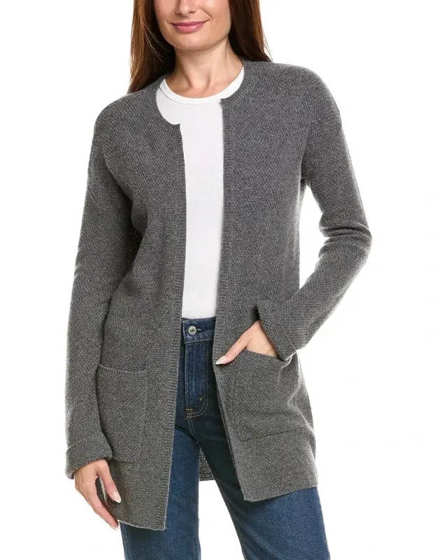 Wool & Cashmere-blend Open Cardigan