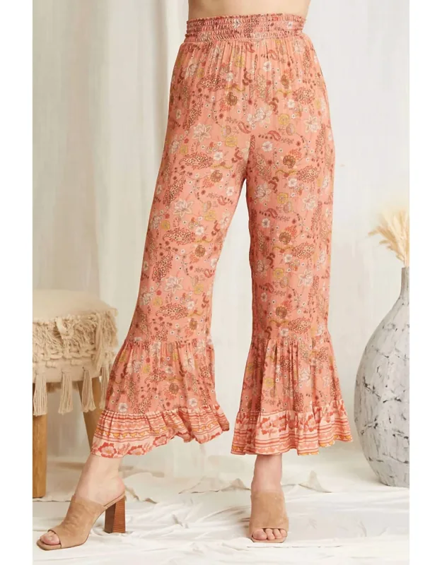 Maia Paisley Bell Bottom Pants