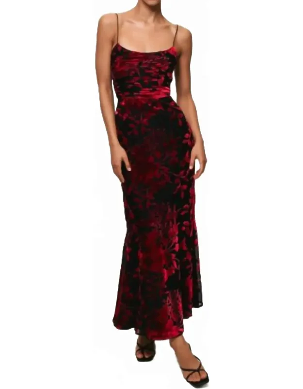 Tylia Ruched Maxi Dress