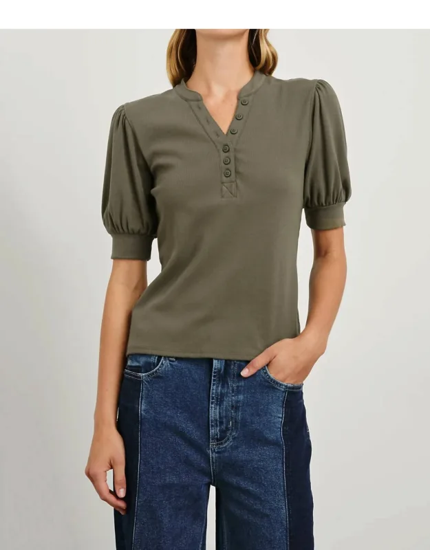Jewel Elbow Sleeve Top