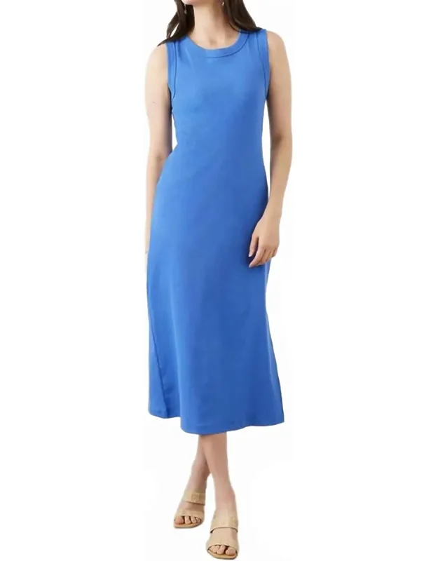 Crew Neck Ribbed Dress