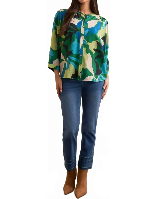 Flowy Dolman Sleeve Blouse