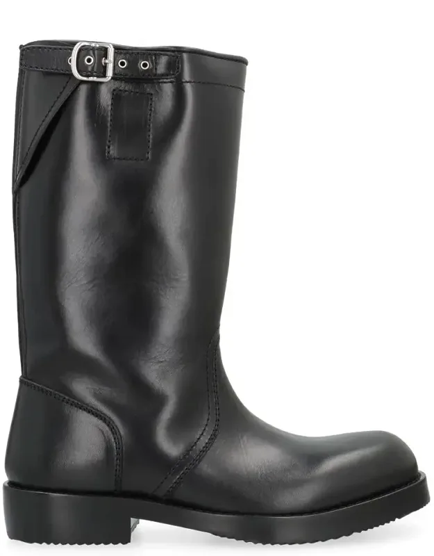 Biker Boots In Leather