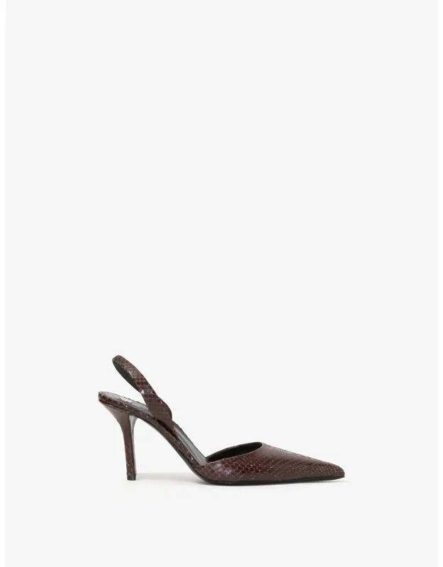 Slash Slingback Pumps