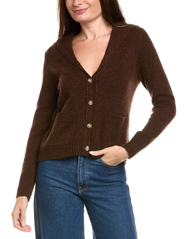 Sailor Collar Wool & Cashmere-blend Cardigan