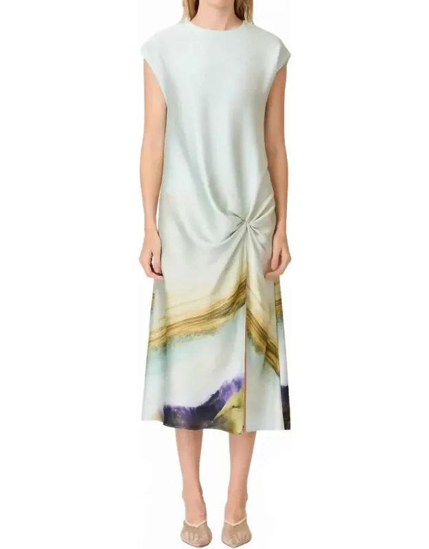 Satin Midi Dress