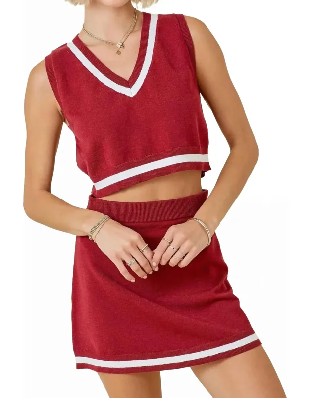College Sweater Skirt