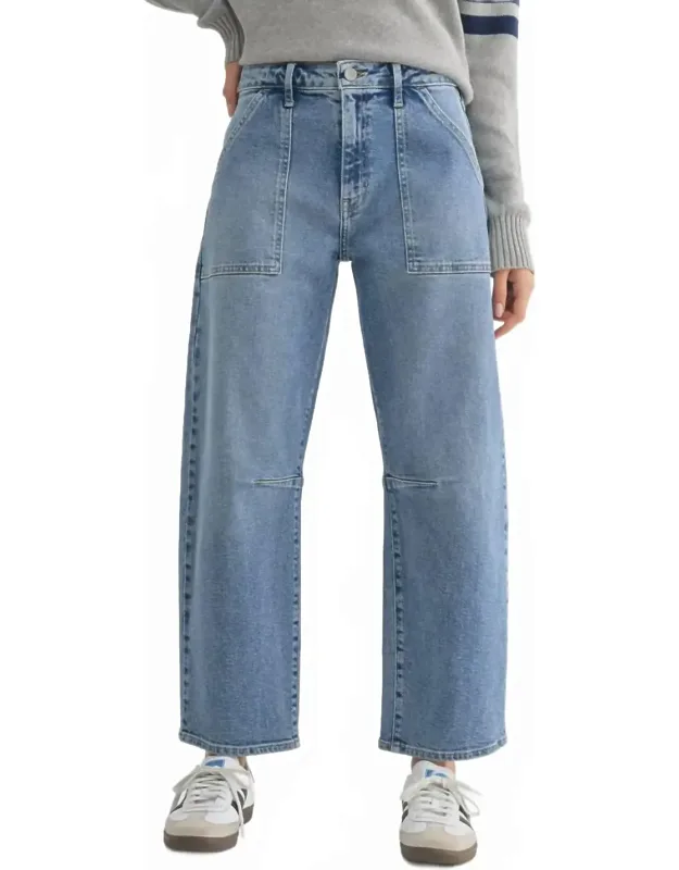 Ankle Barrel Jeans