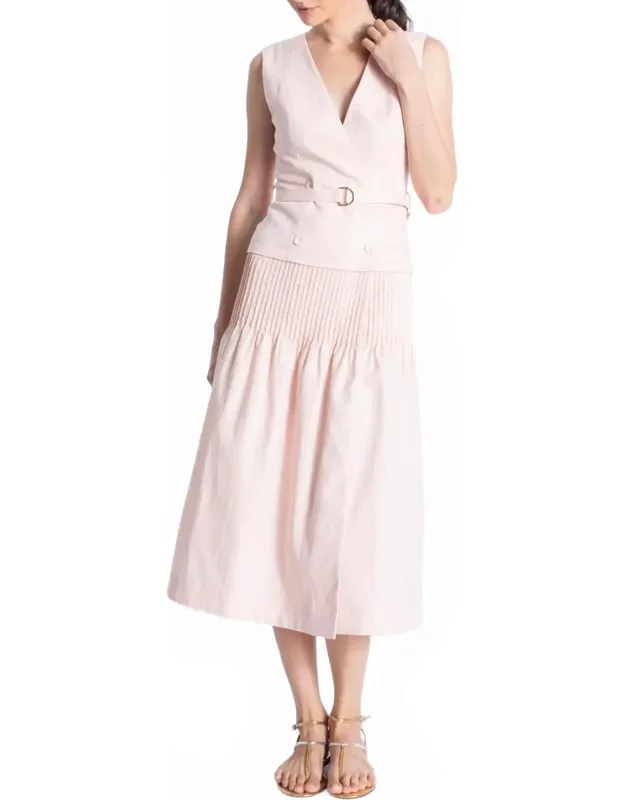 Linen Midi Dress