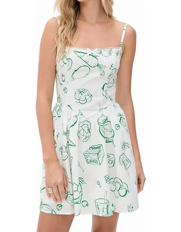 Zuzu Convo Print Mini Dress