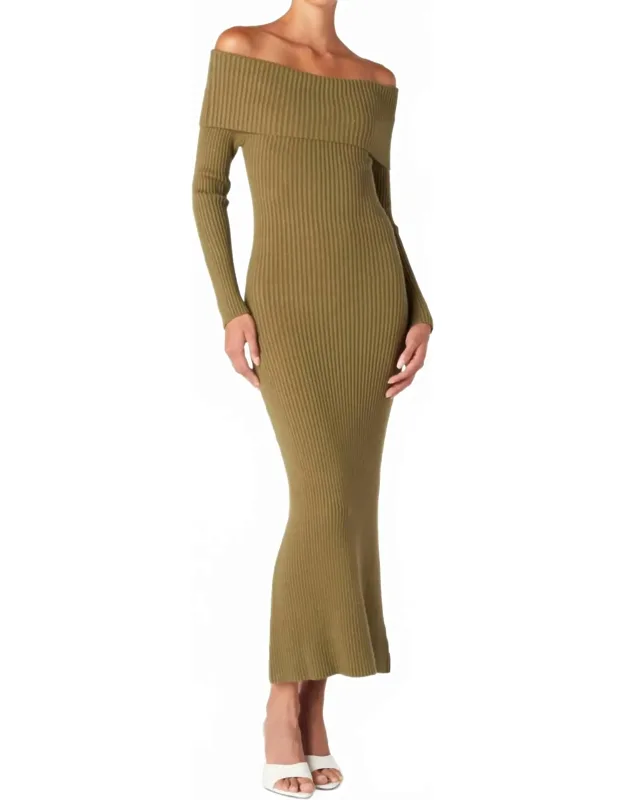Ribbed Knit Dress