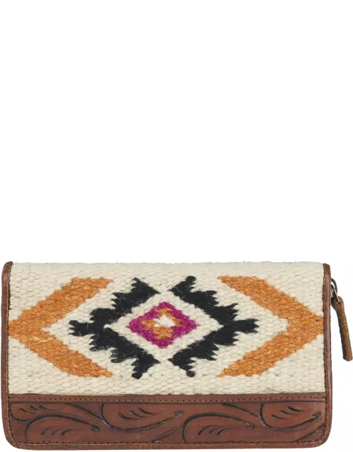 Blanket Wallet With Tooled Trim