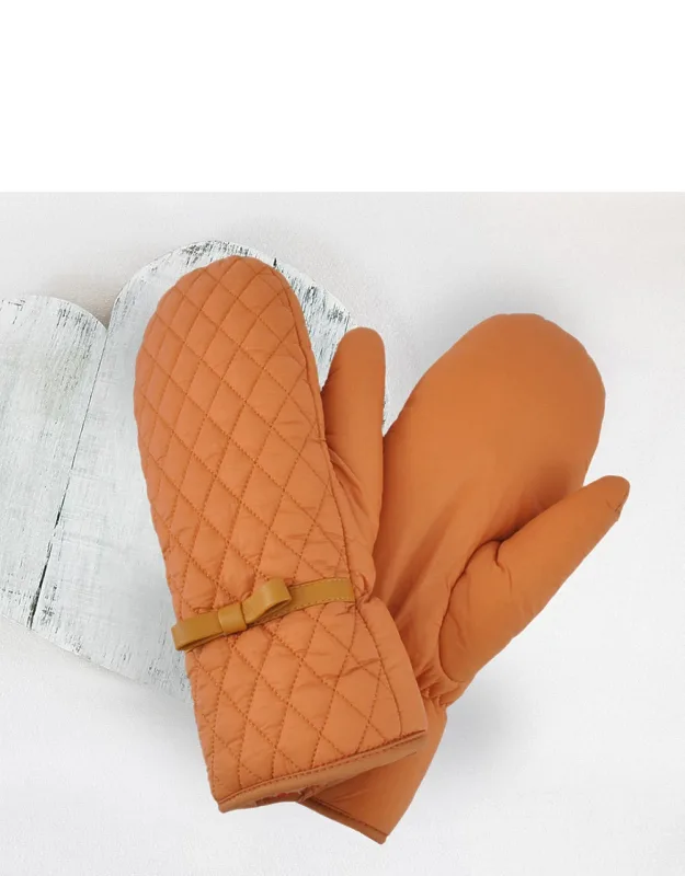 Quilted Puffer Padded Mittens