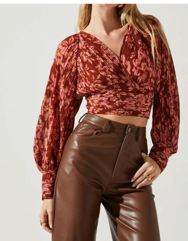 Pernilla Long Puff Sleeve Top