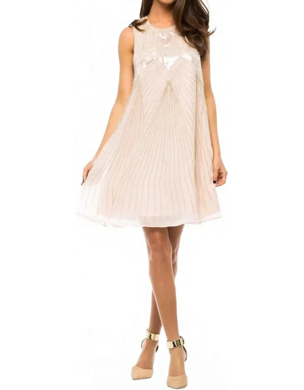 Embellished Sequin Mini Dress