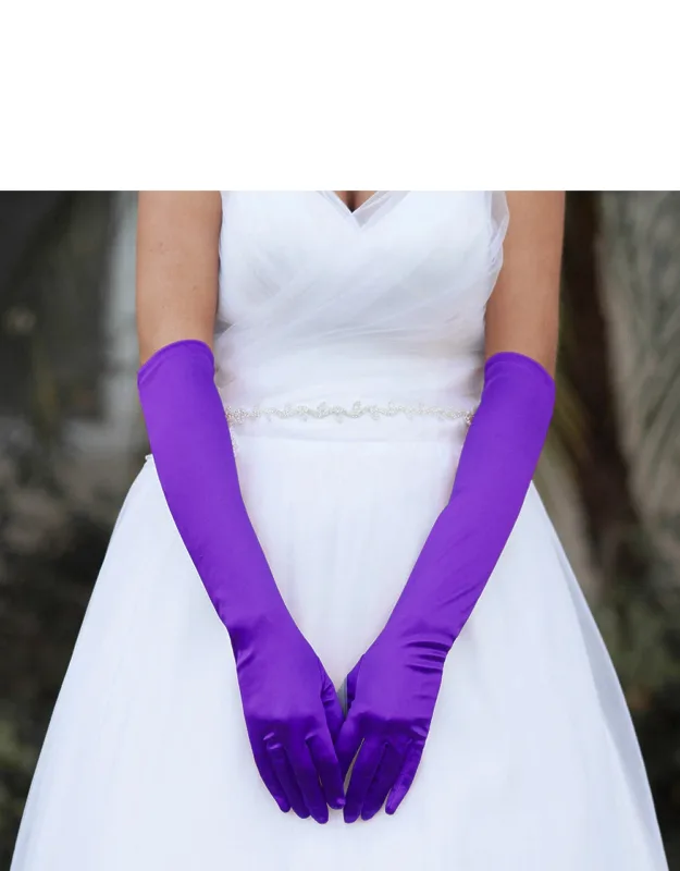 Satin Wedding Gloves
