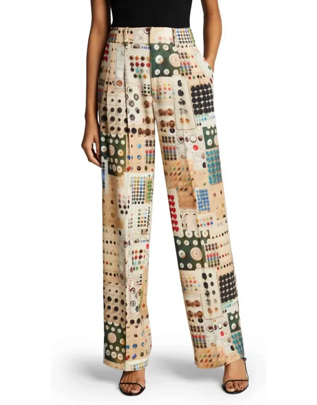 Pleated Pants