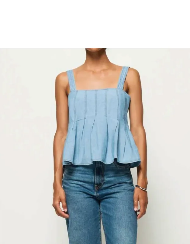 Pleated Tank Top