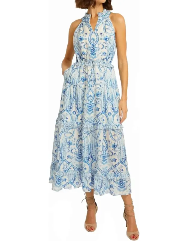 Hollie Porcelain Deco Dress