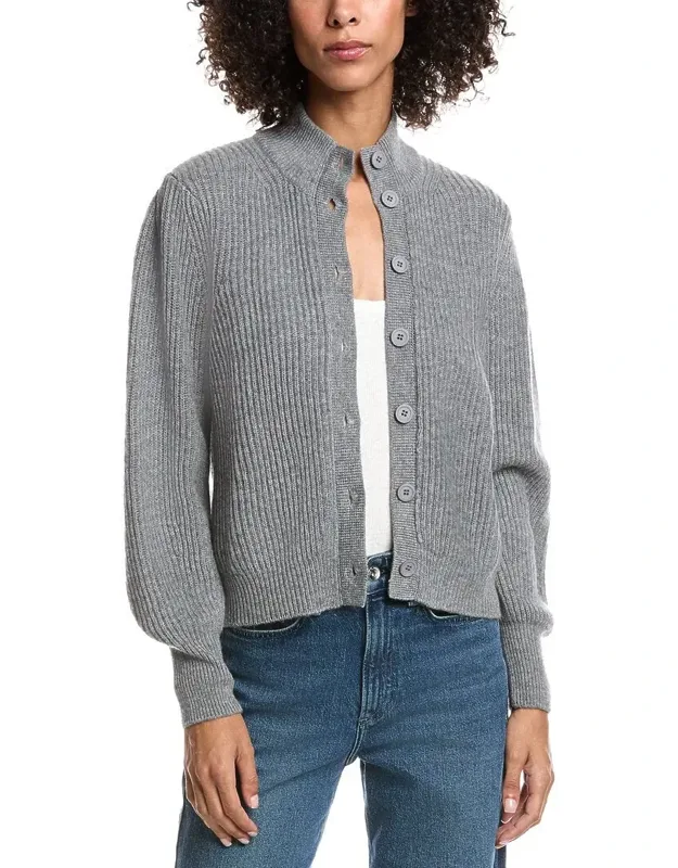 Button Wool & Cashmere-blend Cardigan