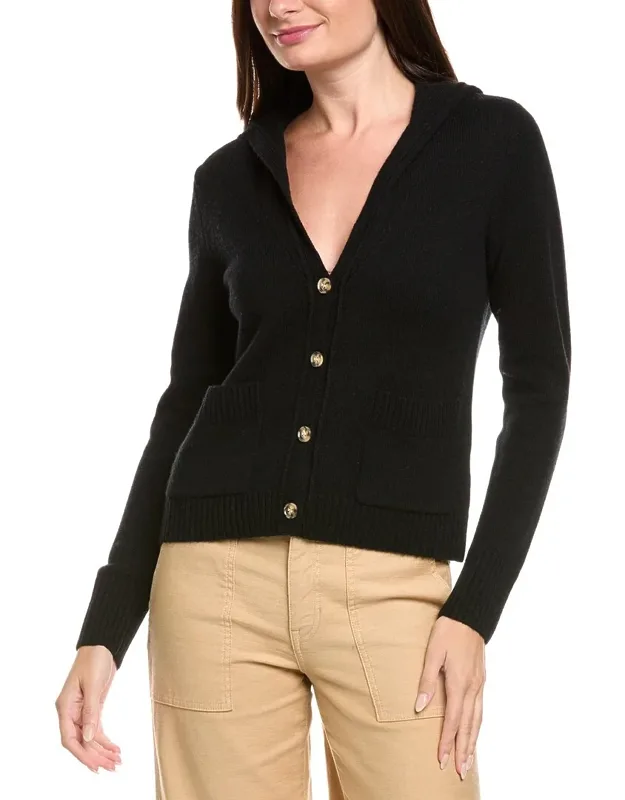 Sailor Collar Wool & Cashmere-blend Cardigan